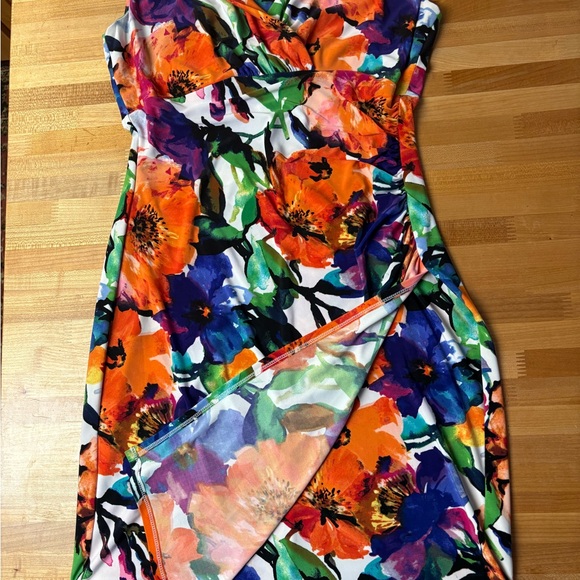 Lauren Ralph Lauren Cocktail Dress Floral Midi - Picture 5 of 11